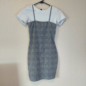 Zaful Mini Dress with Crop Top Sz S